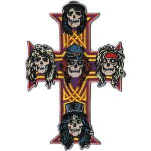  GUNS N ROSES CROSS EMBROIDERED PATCH