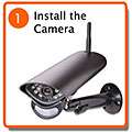   System with Digital Video Recorder & 1 Indoor/Outdoor Motion Camera