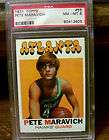 1971 72 Topps Pete Maravich #55 PSA 8 near mint to mint
