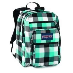  Jansport Big Student Backpack White and Teal Everything 