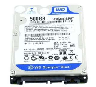 MACBOOK HARD DISK DRIVE HDD 500 GB SATA(MA254LL/A,MB061LL/B,MB062LL/B 