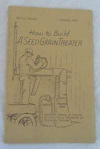   To Build A Seed Grain Treater Vaughan & Briggs Farm Equipment How To