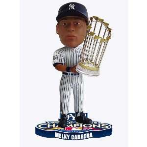   Cabrera Yankees World Series Champs Bobblehead Sports Collectibles