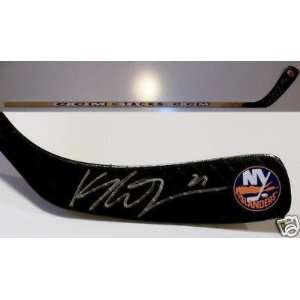    Kyle Okposo Autographed Hockey Stick   Coa