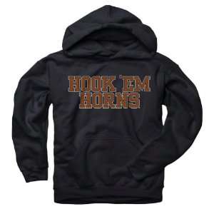   Texas Longhorns Youth Black Lingo Hooded Sweatshirt