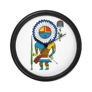  Hopi Sun Kachina American Wall Clock by 