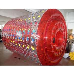  Water Walking Ball Cylinder Roller RED Zorb Inflatable 