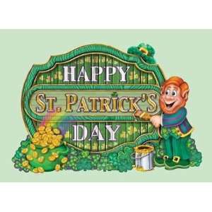  Happy St Patrick Sign 11½in. x 16½in. Pkg/1 Toys 