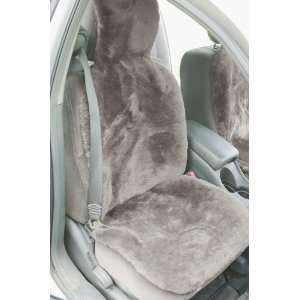  Universal Sheepskin Car Seat Cover, MUSHROOM, Size 1 SIZE 