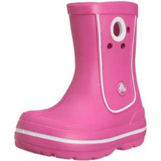Crocs Crocband Jaunt Rain Boot (Toddler/Little Kid)   designer shoes 