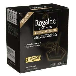  Rogaine for Men, Extra Strength Hair Regrowth   4 Month 