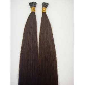    20 I Stick Tip Remy 100% Human Hair Extensions #4 