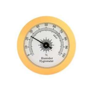  Analog Hygrometer   Attractive Polished Brass Finish   1 3 