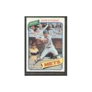  1980 Topps Regular #76 John Stearns, New York Mets 