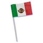 fiesta mexican flag cake cupcake pick decoration toppers favors 12