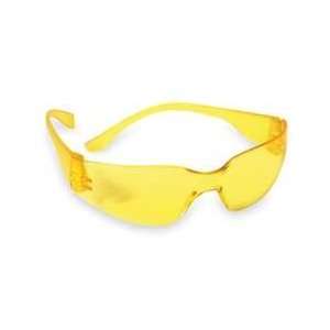 Condor 1ETK4 Safety Eyewear, Clear Frame, Amber Lens  
