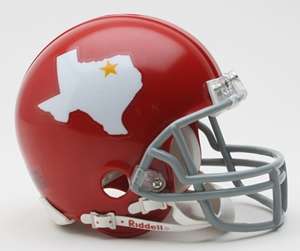 DALLAS TEXANS 1960 62 Mini Replica NFL Throwback Helmet by Riddell