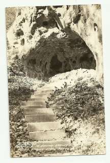 1930S ROUND SPRING CAVERNS STATE PARK MO PHOTO POSTCARD  