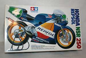   NSR250 REPSOL Motorcycle Model Kit 1/12th Scale   New In Box  
