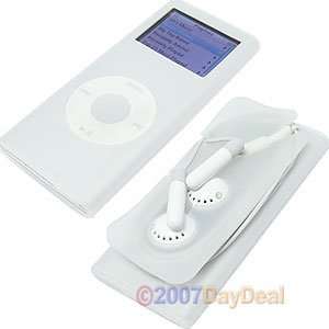  Clear Skin Cover w/ Headphone Storage for Apple iPod nano 