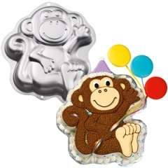 Monkey Cake Pan by Wilton Use with Curious George  