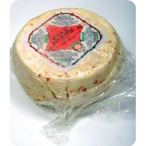 Red Pepper Pecorino Cheese (Whole Wheel) Approximately 4 Lbs  