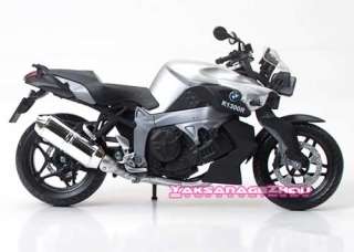 12 BMW K1300R K Series Diecast Motor Bike Motorcycle Model 3 Color 