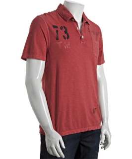 Buffalo Jeans red cotton Nerok graphic polo