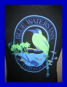 Blue Waters Inn Tobago T Shirt L  