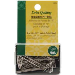    Dritz Quilting Quilters T Pins 1 3/4 40/Pkg