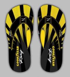 NASCAR GoodYear Race Day RacerTreadz Sandals  