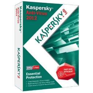  Kaspersky Anti Virus 2012   5 Users Software