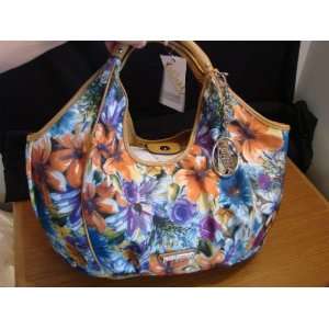  Kathy Van Zeeland Vagabond Shopper Purse   Floral Design 