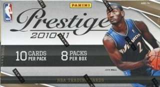 10 11 PANINI PRESTIGE FACTORY SEALED NBA 8 PACK BOX NEW  
