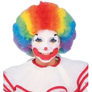  Childs Multicolor Clown Costume Wig Toys & Games