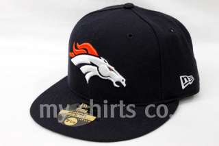 Denver Broncos NFL Navy White Vintage New Era Cap  