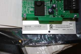 NOTIFIER LCD 80TM ANNUNCIATOR BACKLIT CONTROL PANEL LCD80TM  
