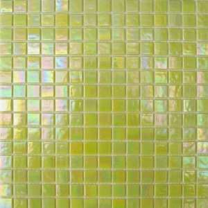   In. Citron Glass Green Mosaic Tile Kitchen, Bathroom Backsplash Tiling