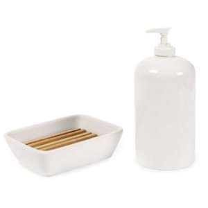    Tabletops Unlimited Blanc De Blanc 3 Piece Sink Set