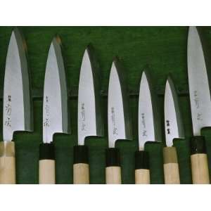  Case in an Aritsugu Shop Contains a Variety of Well Honed Knives 