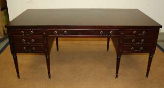   burl George washington vintage executive office table desk  