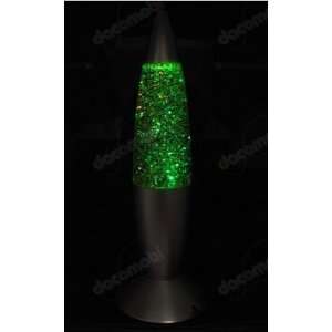  7  Glitter Color Changing USB Rocket Lava Lamp 