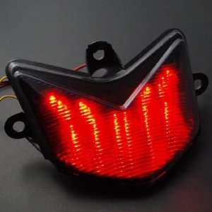  Design Smoke lens Custom 12V LED Red Motorcycle Brake Tail Light 