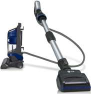  LG Kompressor Upright Vacuum, Bagless, Blue, LuV300B