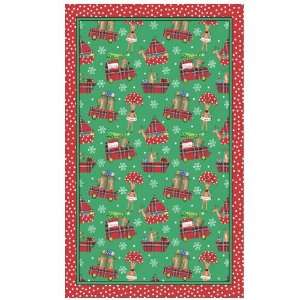  Ulster Weavers Christmas Reindeer Linen Tea Towel
