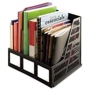  Advantus 34091   Literature File, Three Slots, Black 