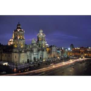  The Zocalo, Mexico City, Mexico by Walter Bibikow, 48x72 