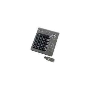   RF Numeric Keypad with Tracking Ball (Grey and Black) for Imac apple
