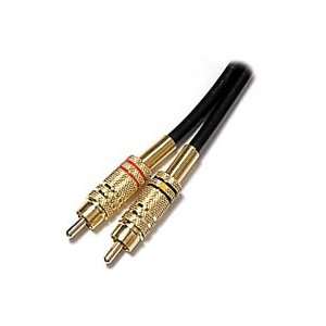  MAGNAVOX M61144 3 Premium Stereo RCA Cables with Gold 