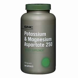  GNC Potassium & Magnesium Aspartate 250 240 Capsules 
